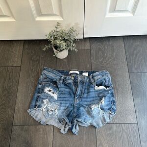 Eunina high rise cut off shorts size medium